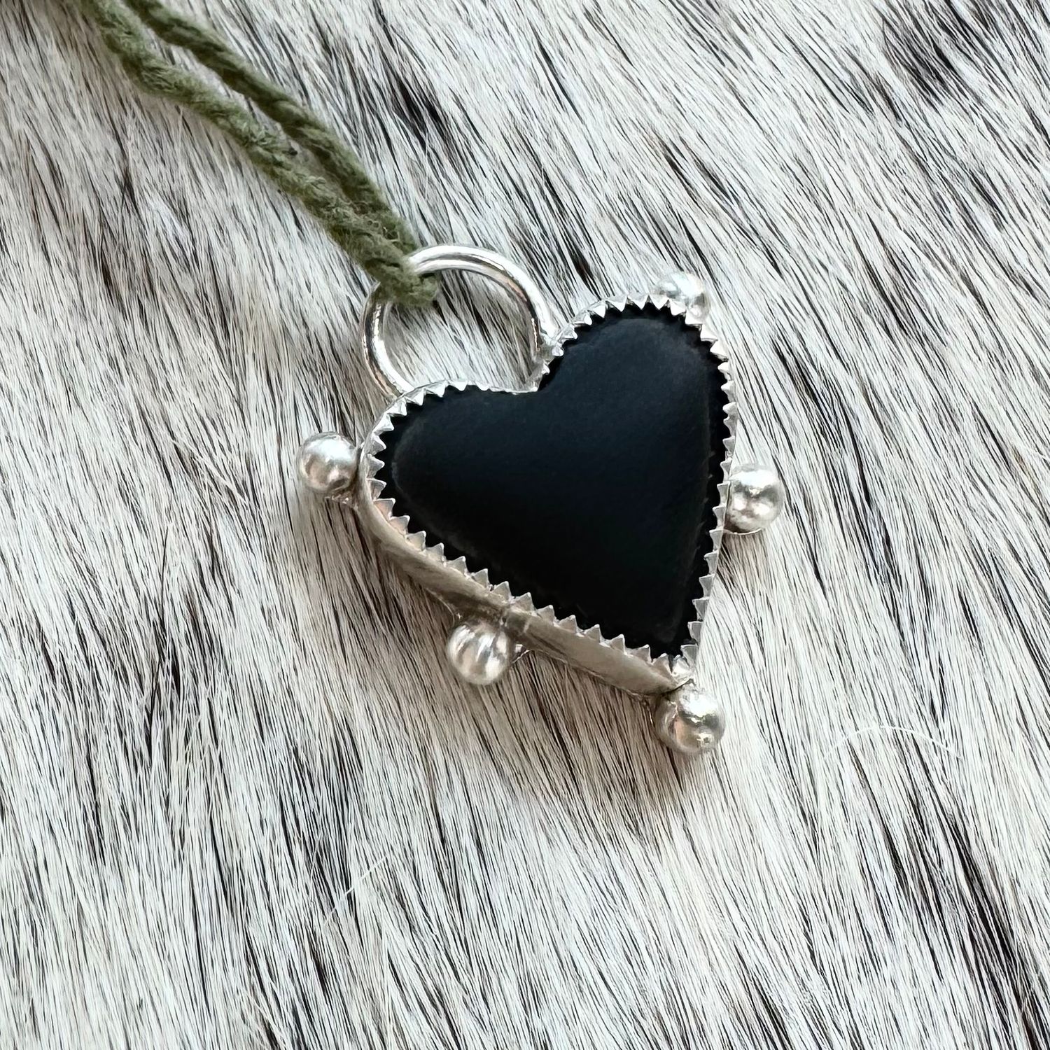 Black Heart Charm