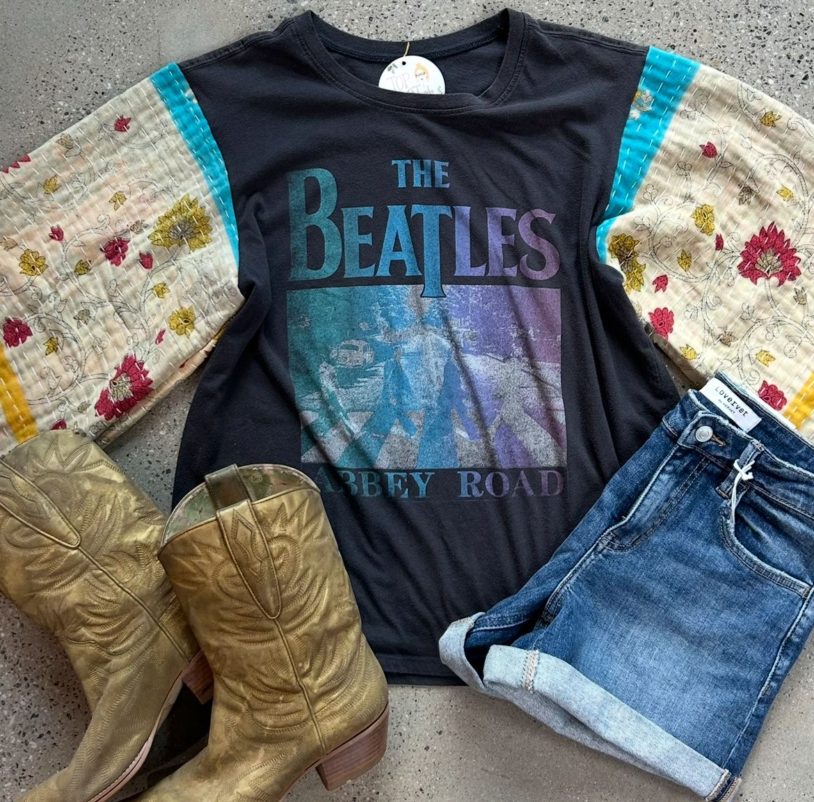 The Beatles Abbey Road Tee-Medium