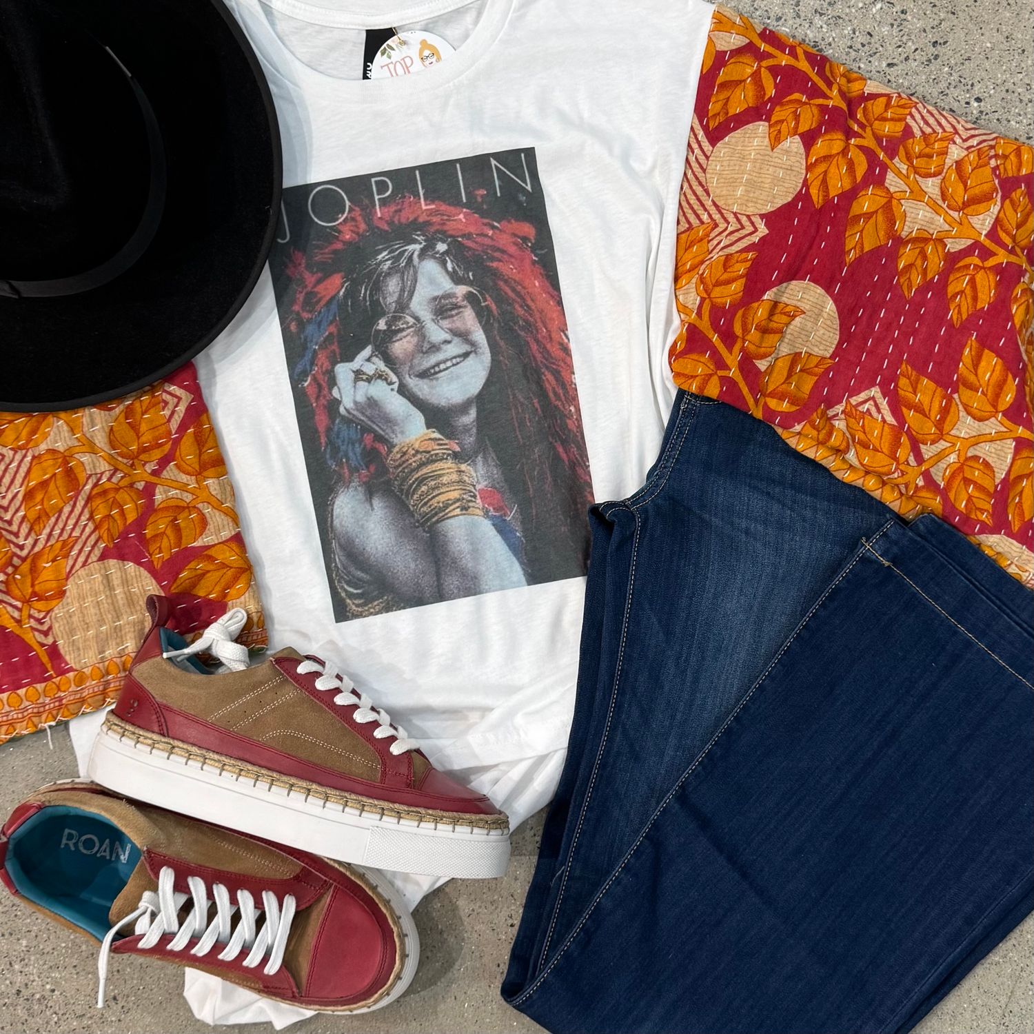 Janis Joplin Tee-Large