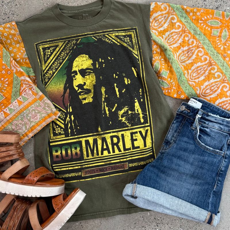 Green Marley Tee - S