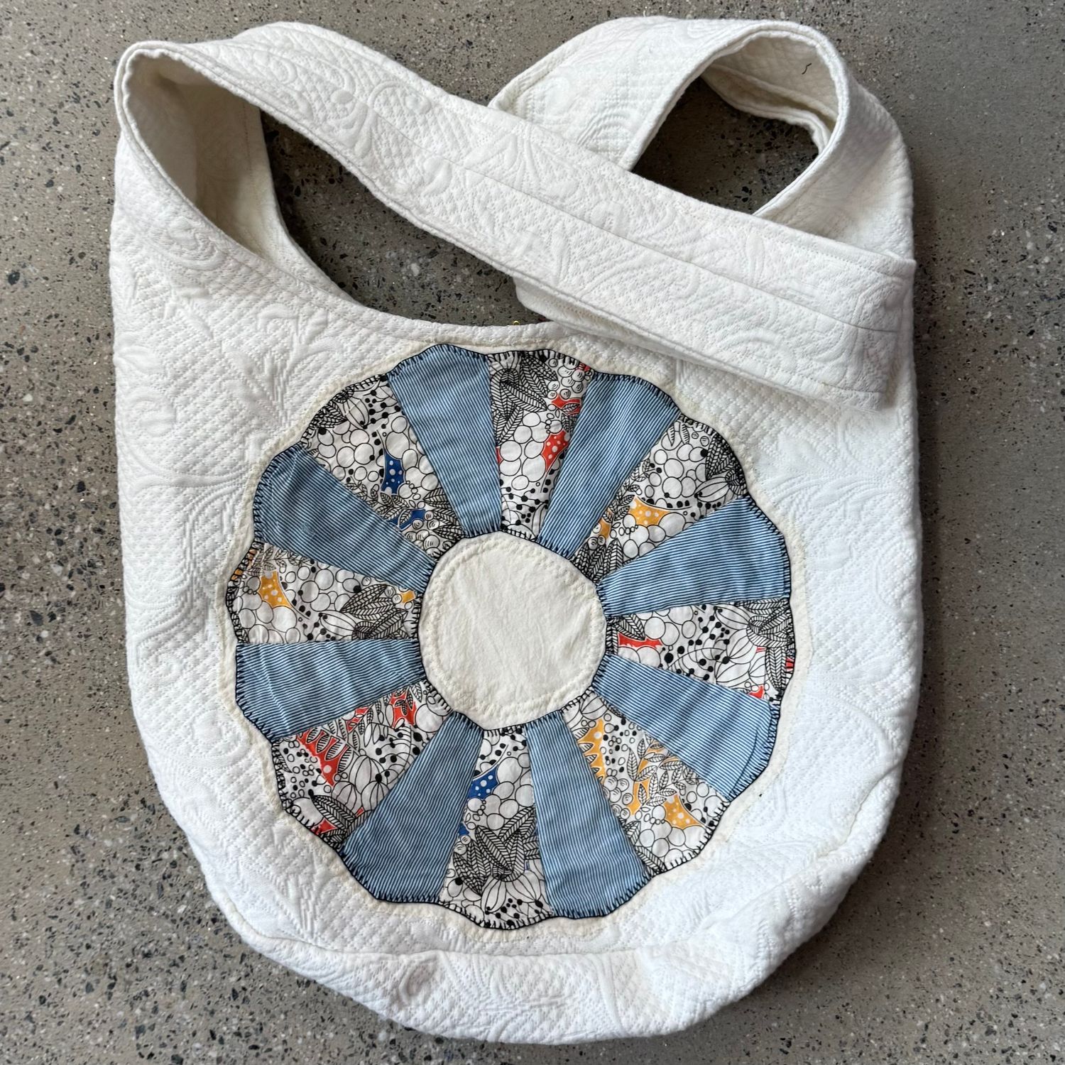 Flower Quilt Market Tote