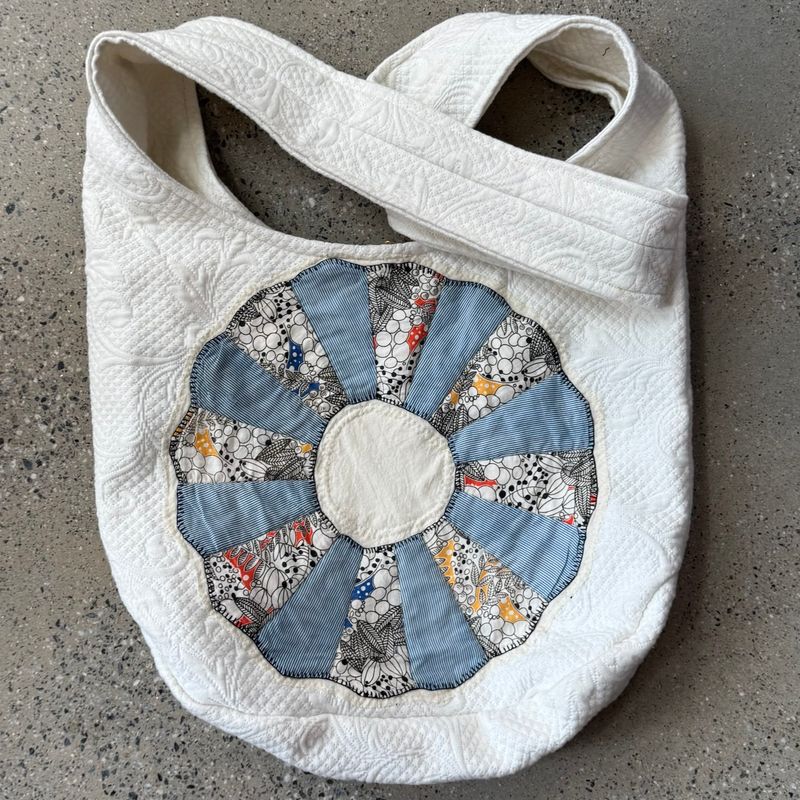 Flower Quilt Market Tote