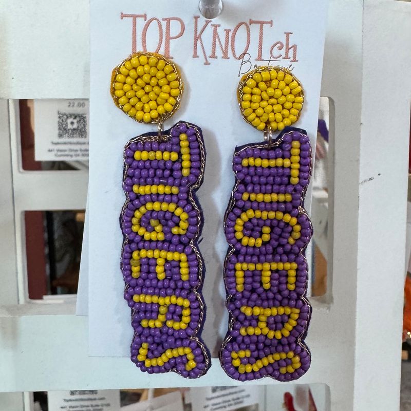 LSU Beaded Tigers