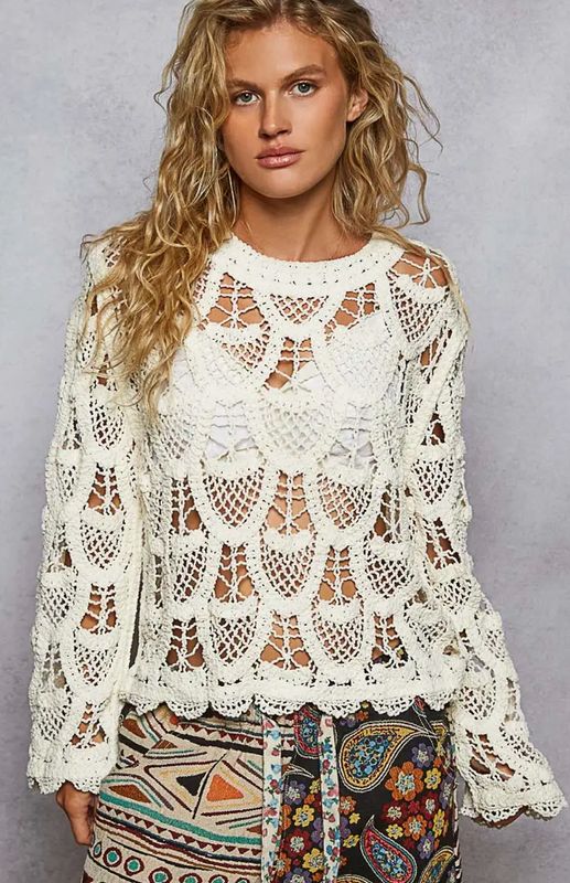 One Size Crochet Top