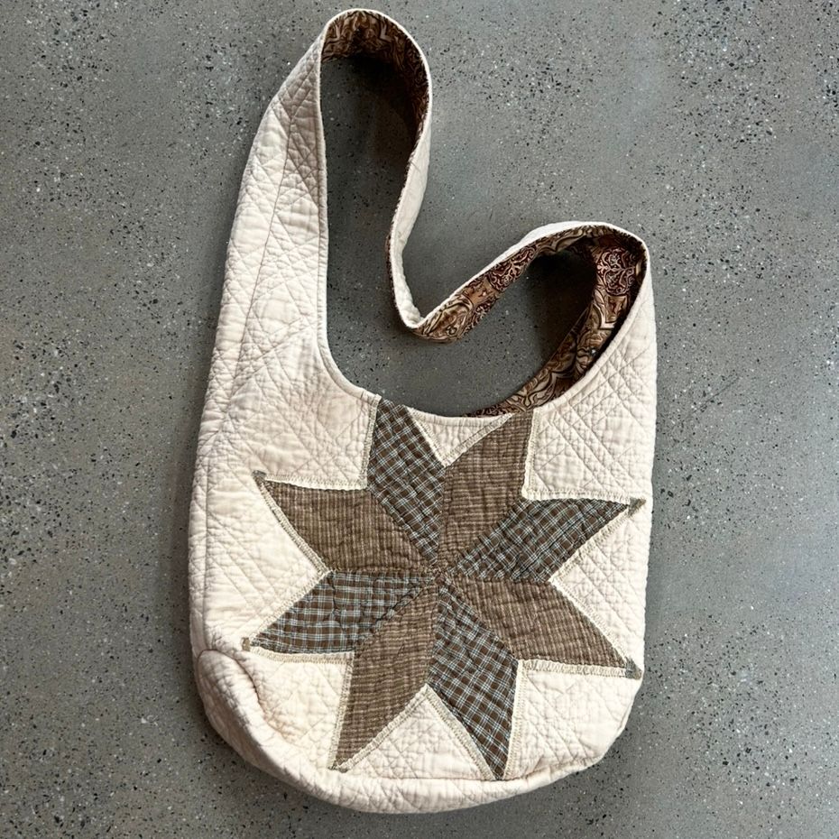 Brown Star Market Tote