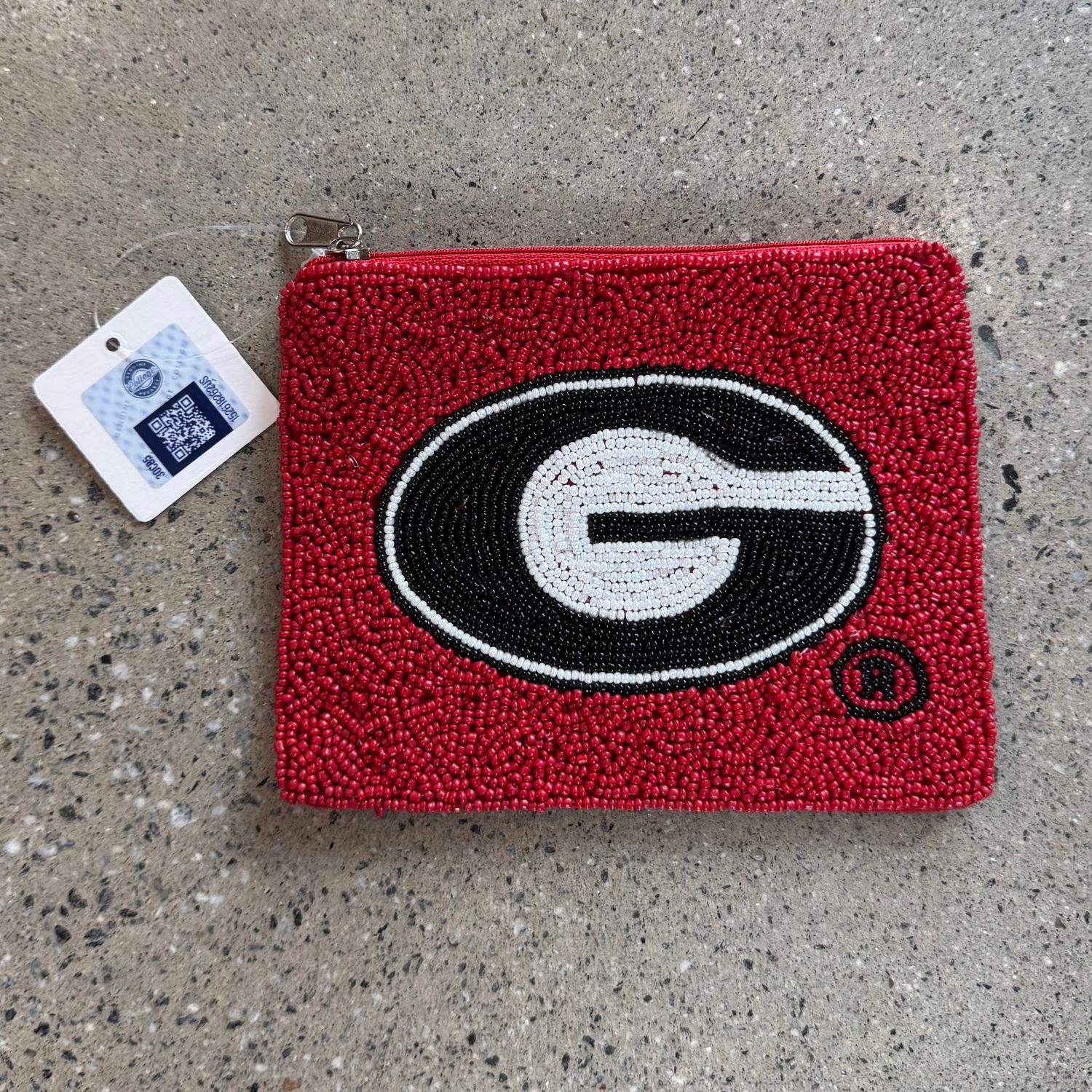 GA Beaded Pouch