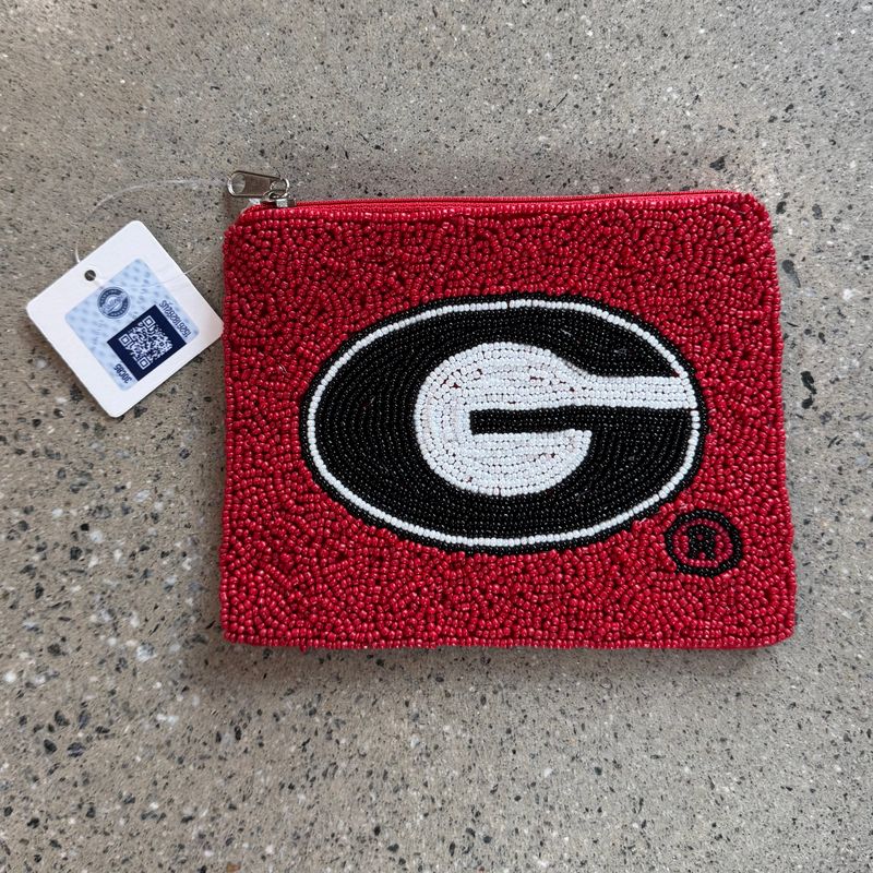 GA Beaded Pouch