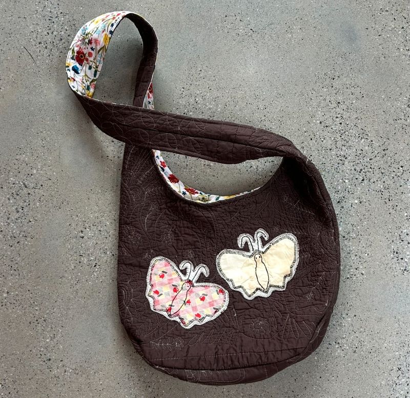 Brown Butterfly Market Tote