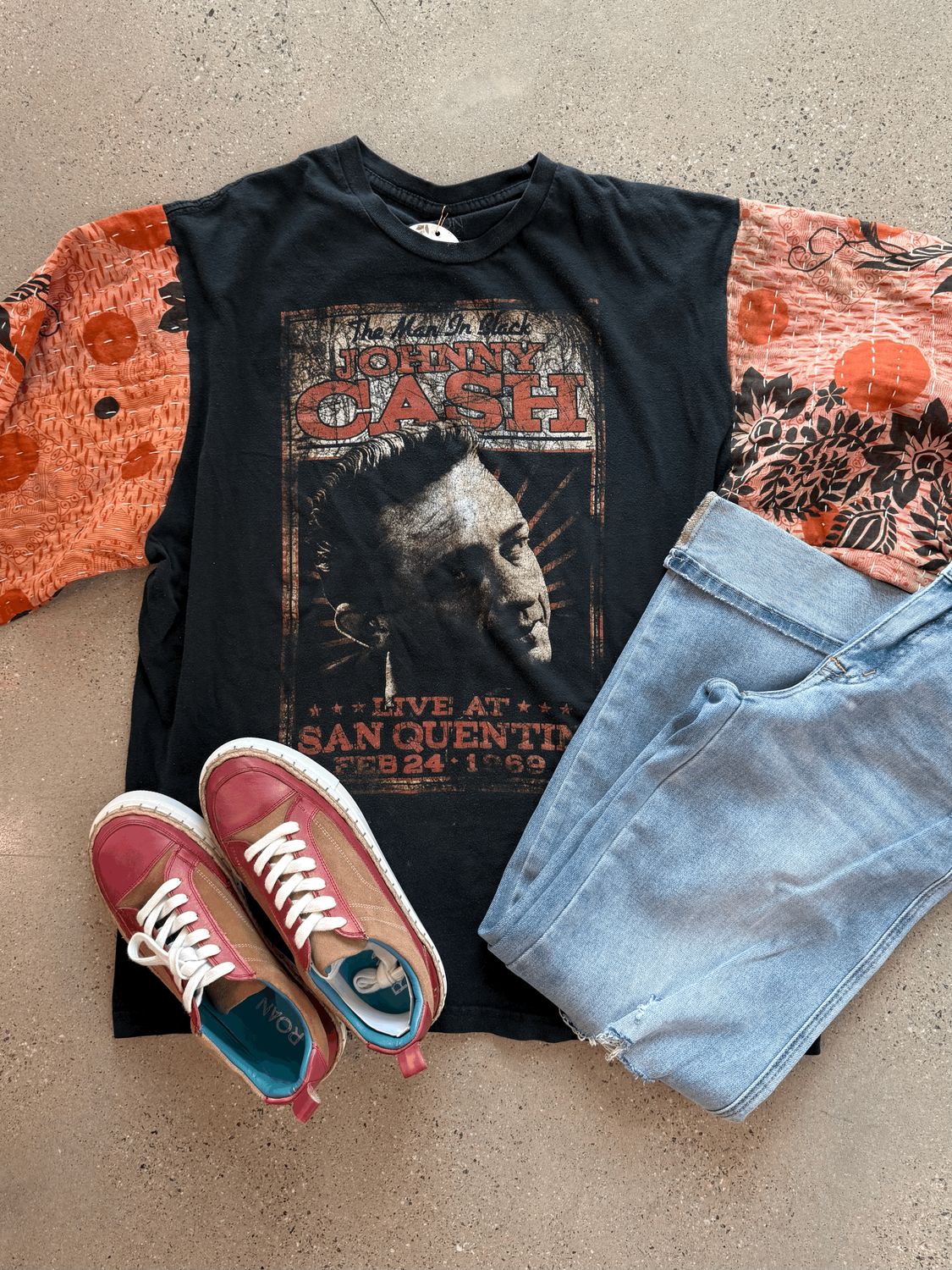Johnny Cash San Quentin Tee-XL