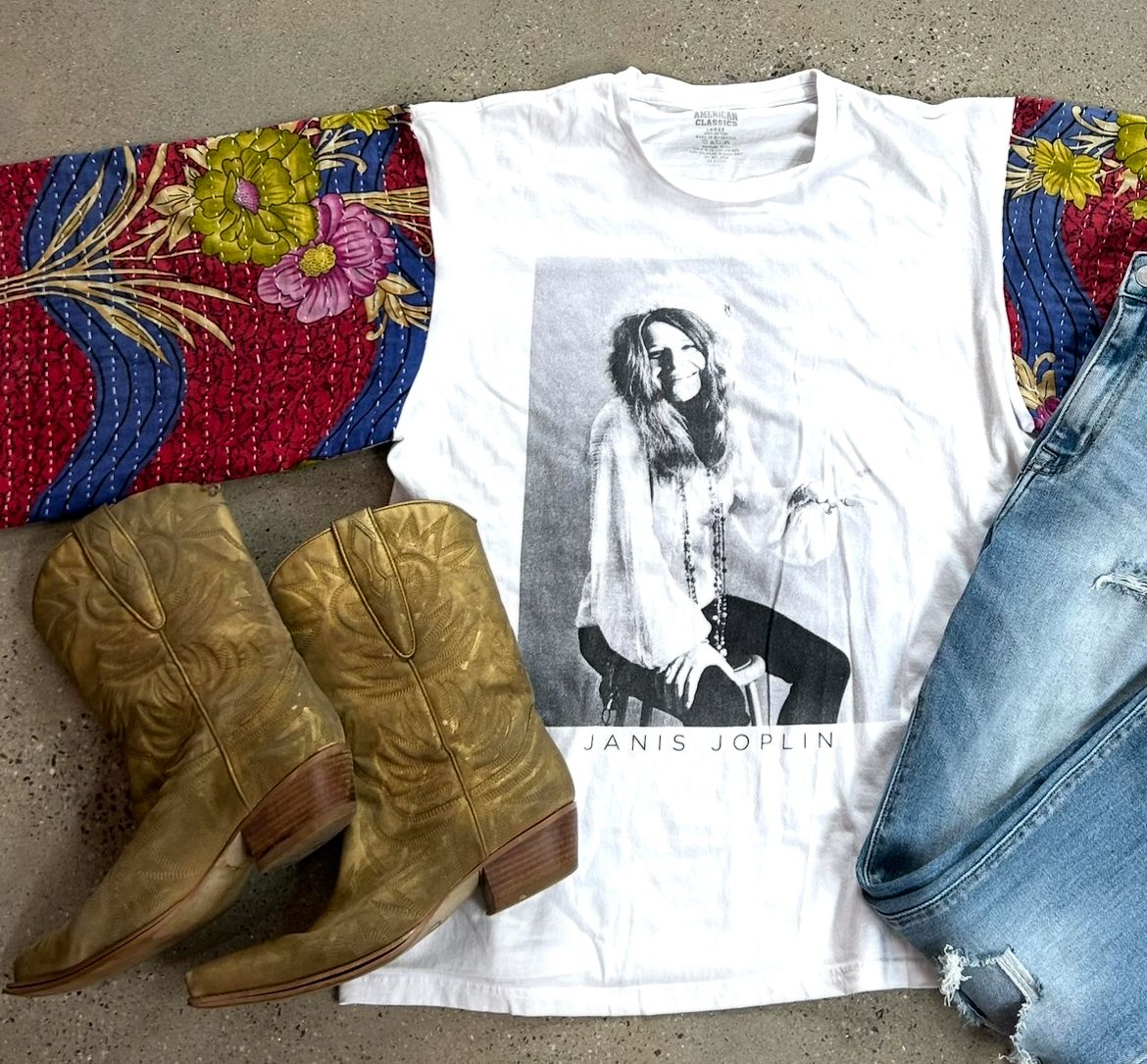 Janis Joplin Tee-Large