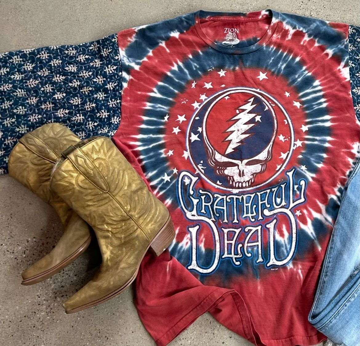 Grateful Dead Tie Dye Tee-XL