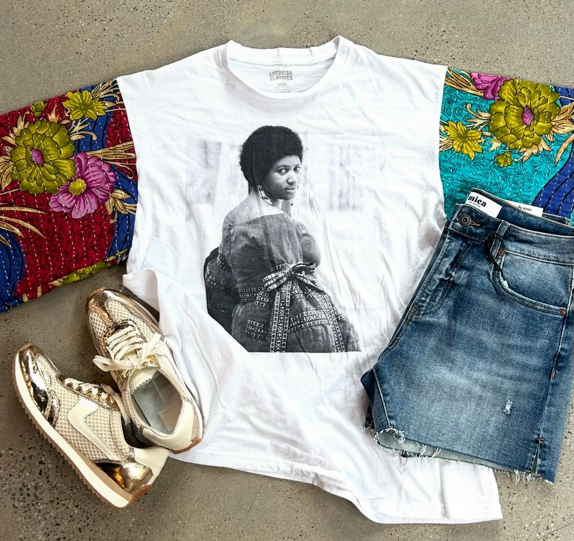 Aretha Franklin Tee-Large
