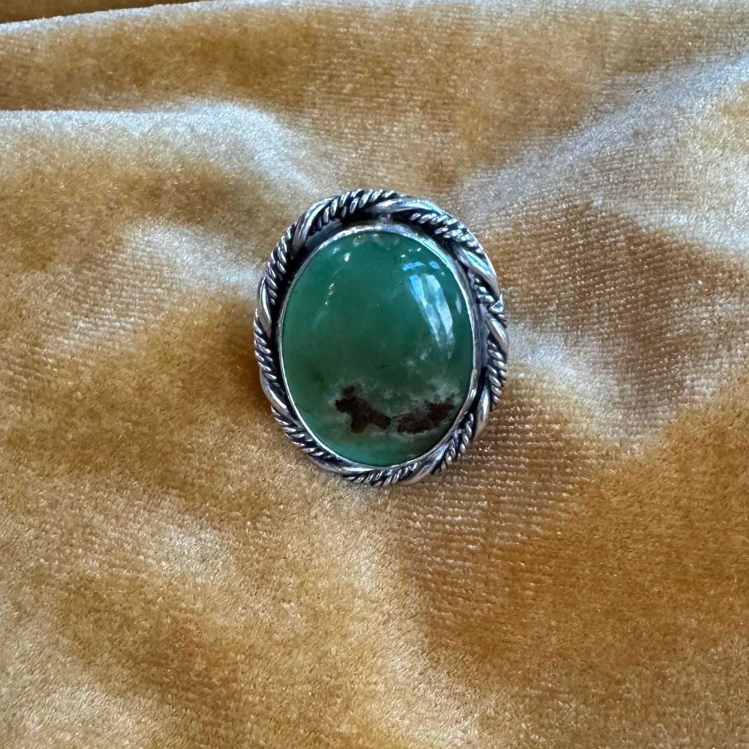 Chrysophrase Ring 7.5