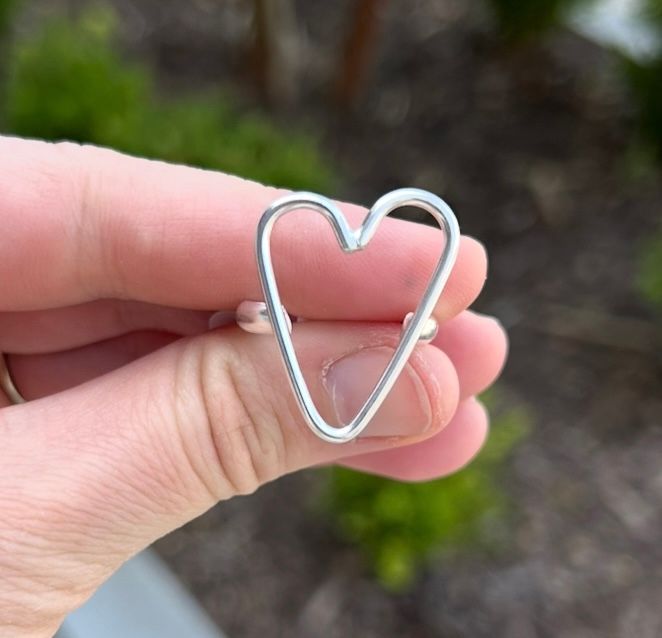 Heart Ring sz 9.25