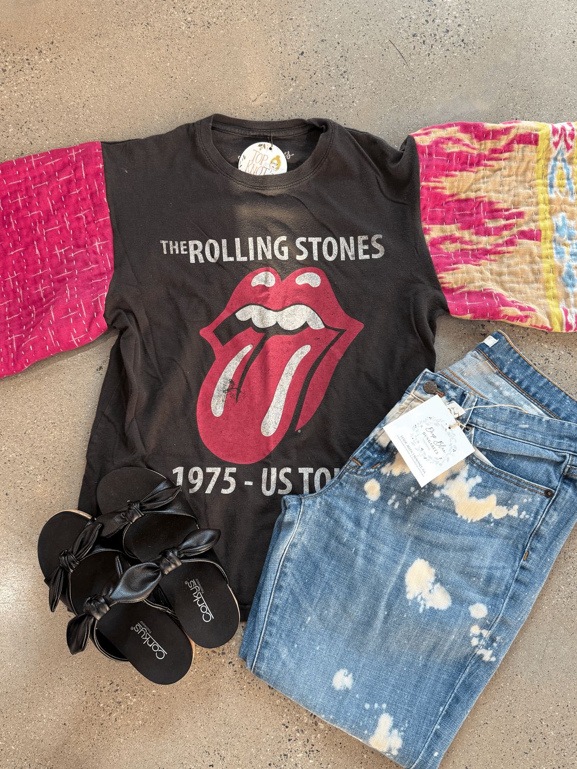 Rolling Stones US 75 Tour Tee-Large