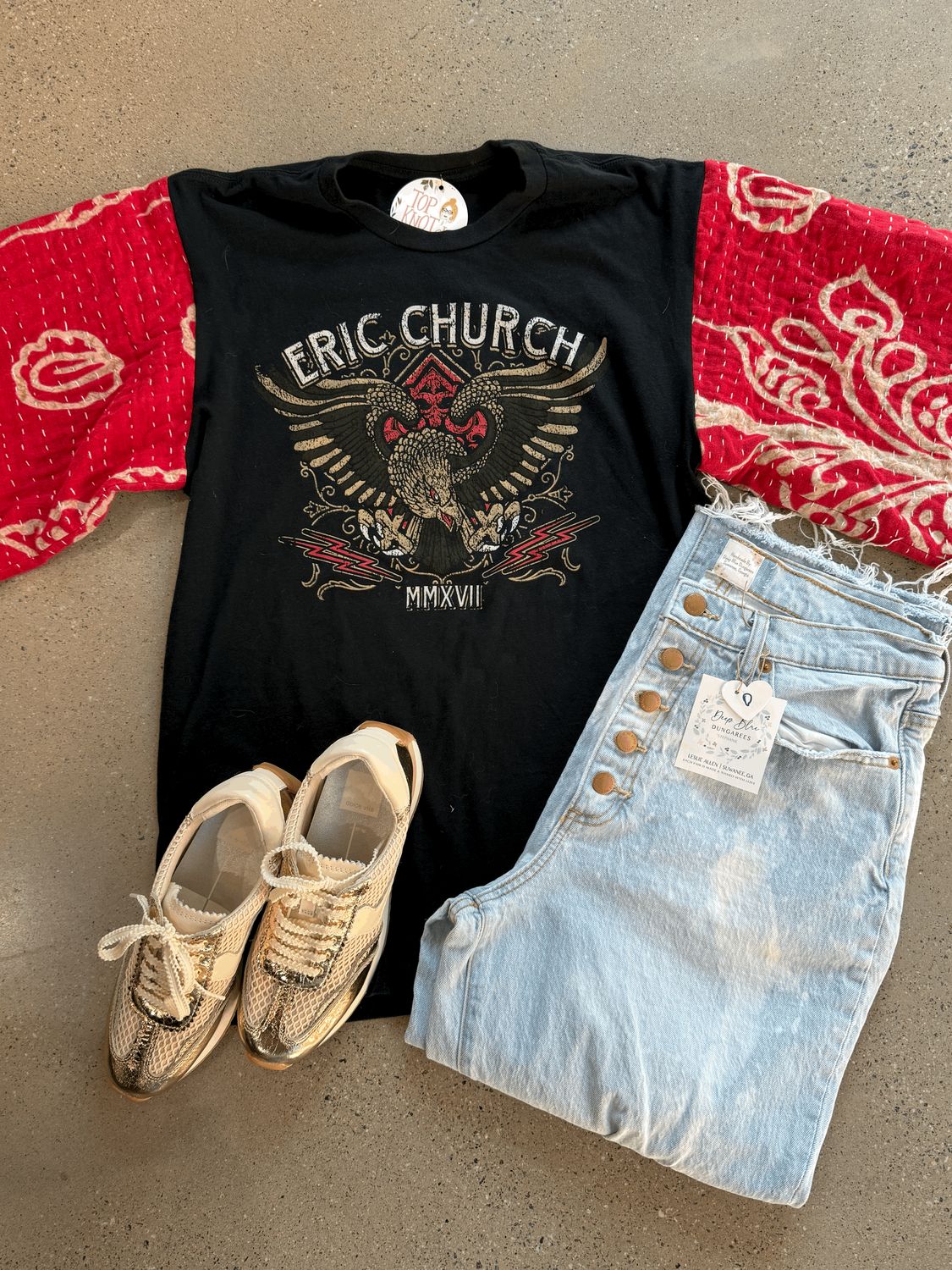 Eric Church Tee-Medium