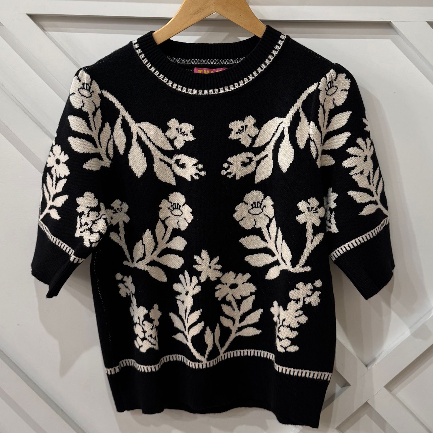 Floral Knit Sweater