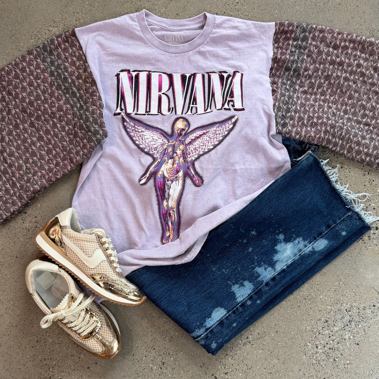 Purple Nirvana Tee - M