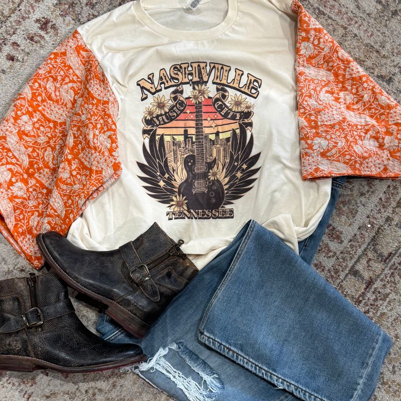 Nashville Orange Tee - XL
