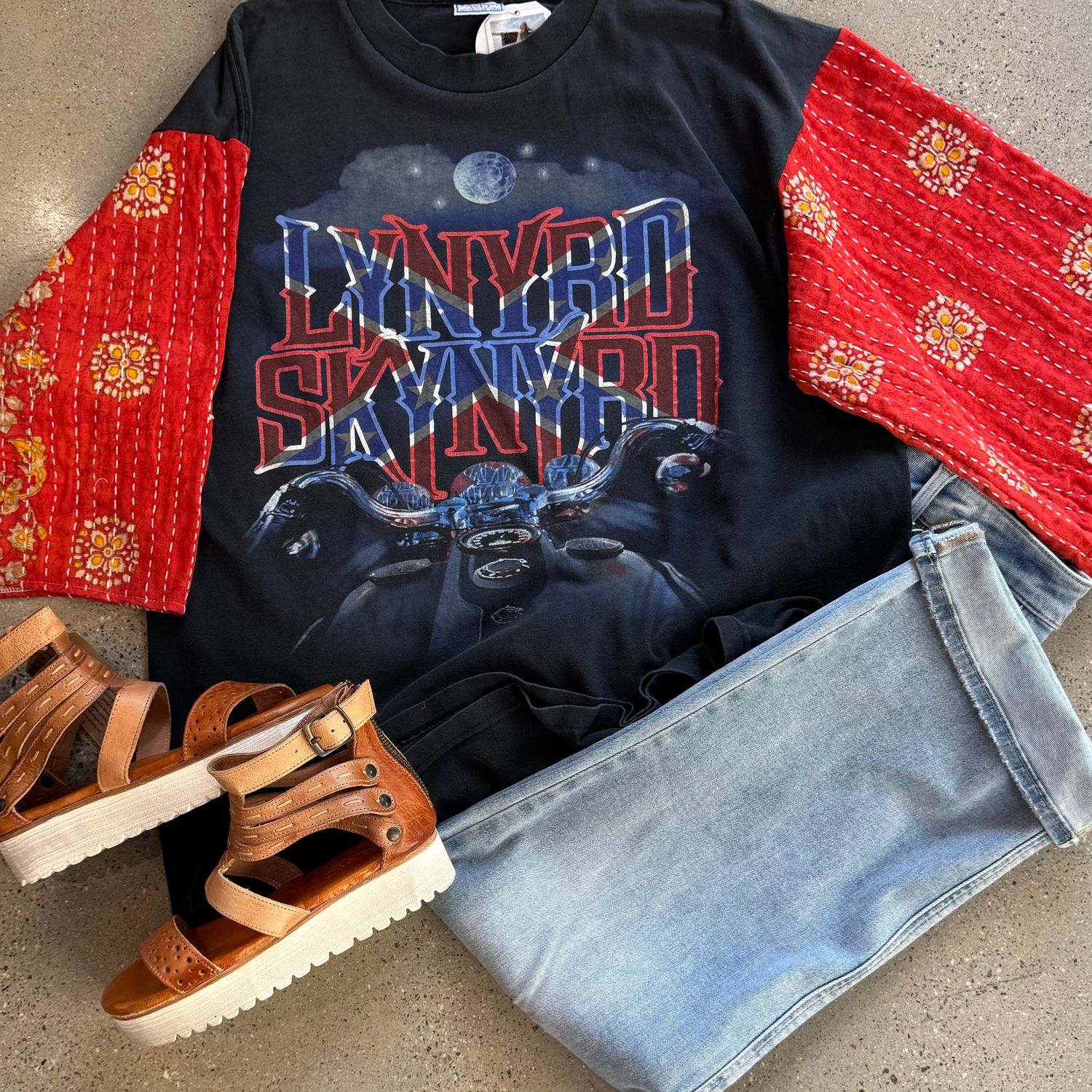 Lynyrd Skynyrd RWB Tee-XL