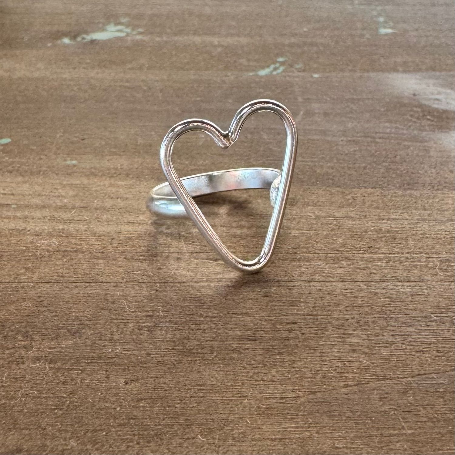 Open Heart Ring Sz. 8