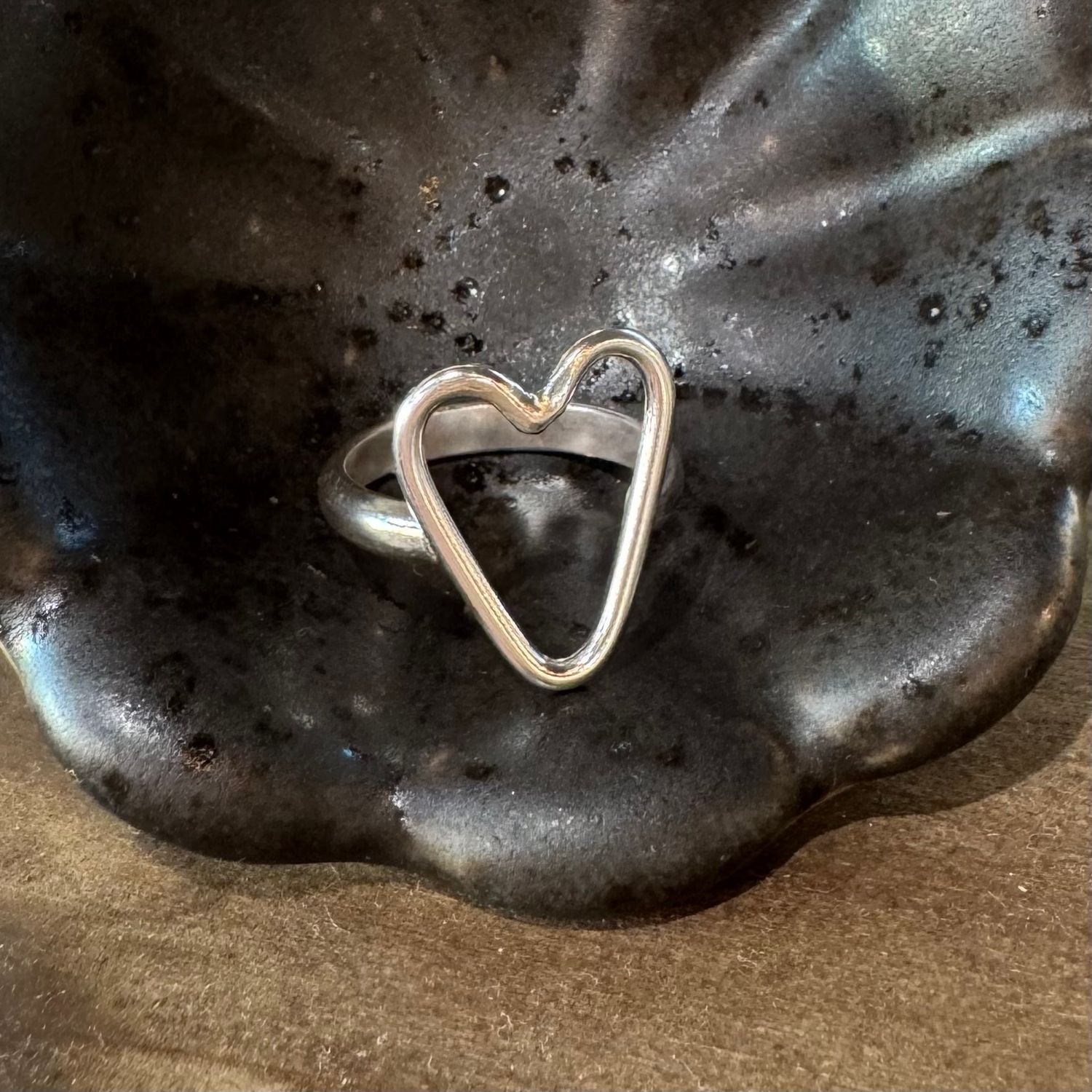 Open Heart Ring sz 7