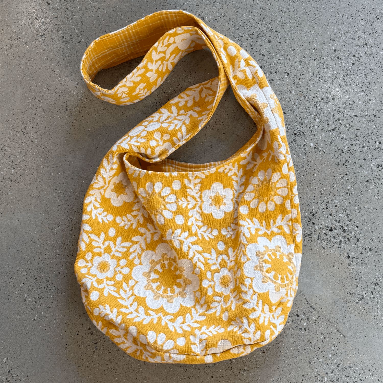 Yellow Floral Market Tote
