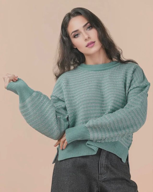 Teal Sweater