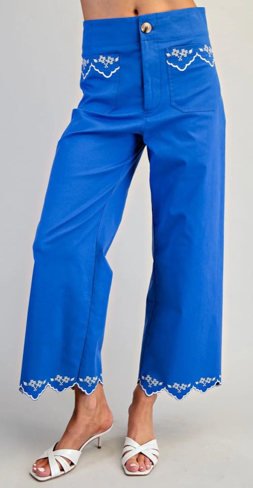 Scalloped Pant