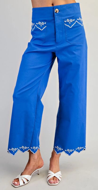 Scalloped Pant