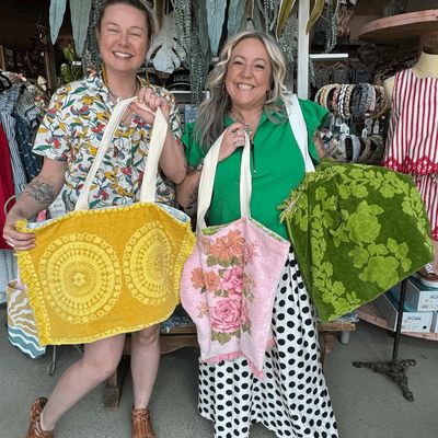 Vintage Towel Totes