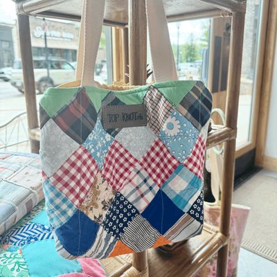 Handmade Vintage Quilt Bags