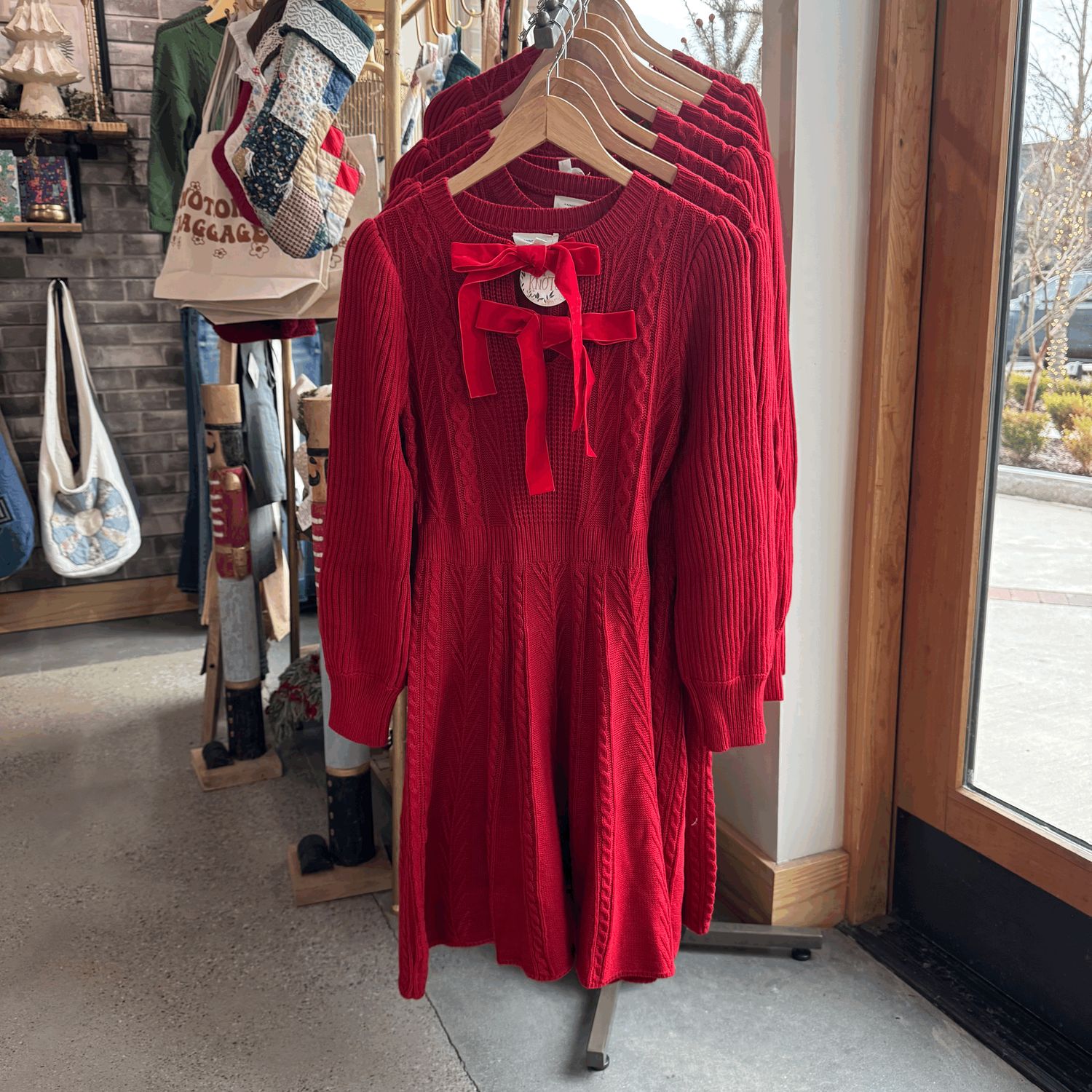Red Velvet Dress