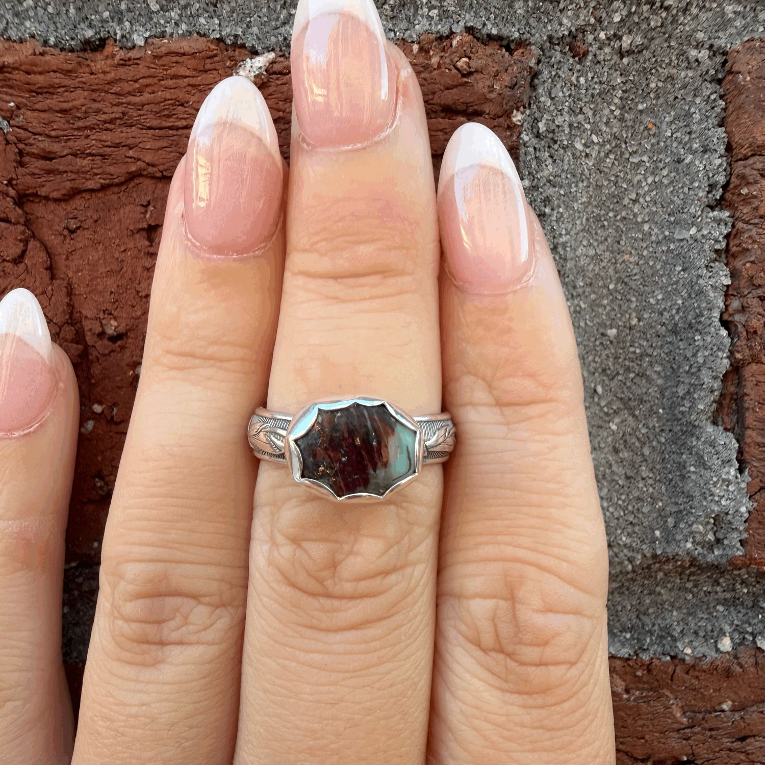 Speckle Ring Sz. 6.5