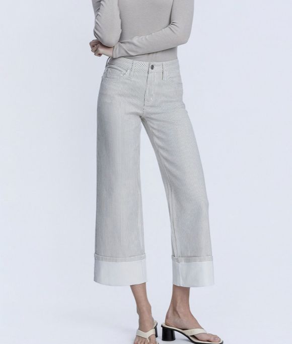 Stripe Cuff Pant