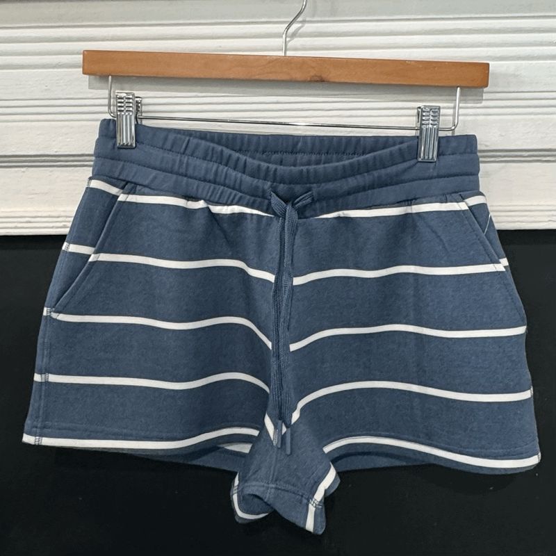 Navy/White Stripe Shorts