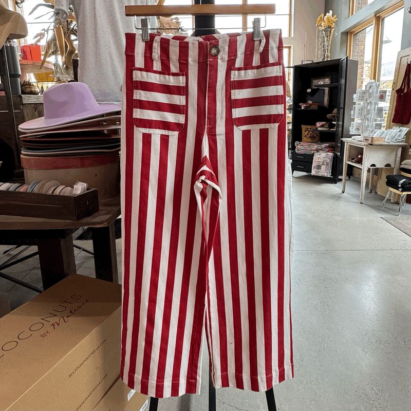 Tomato Stripe Pants