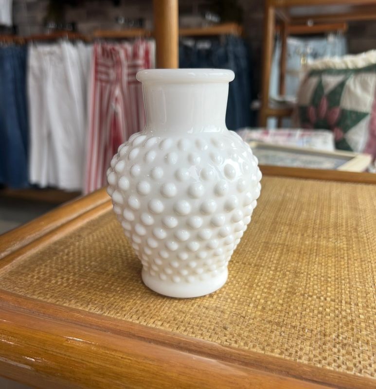 Vintage Milk Glass Vase