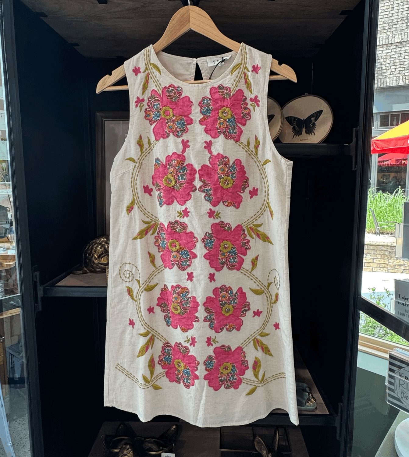 Pink Floral Shift