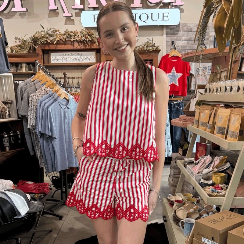 RW Stripe Shorts
