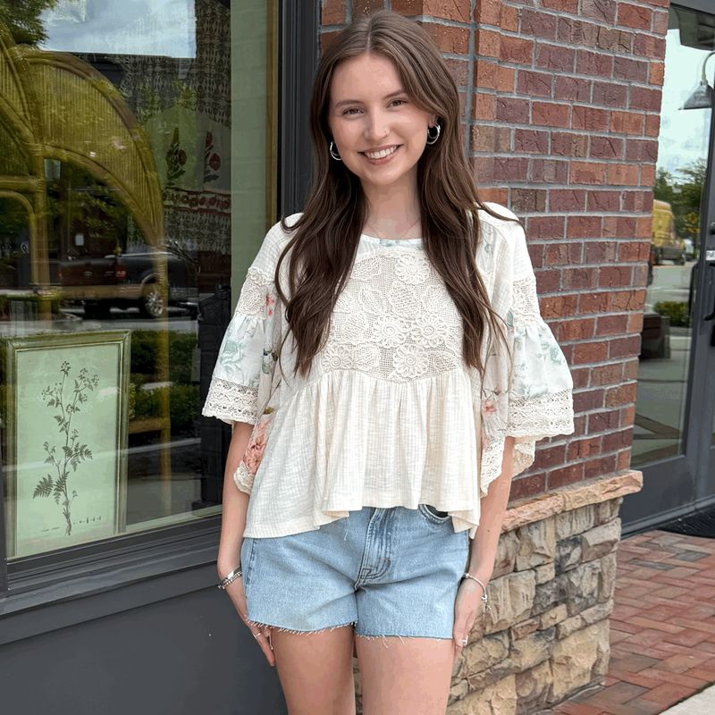 Flowy Floral Top