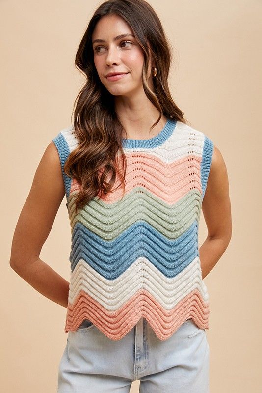 Pointelle Tank