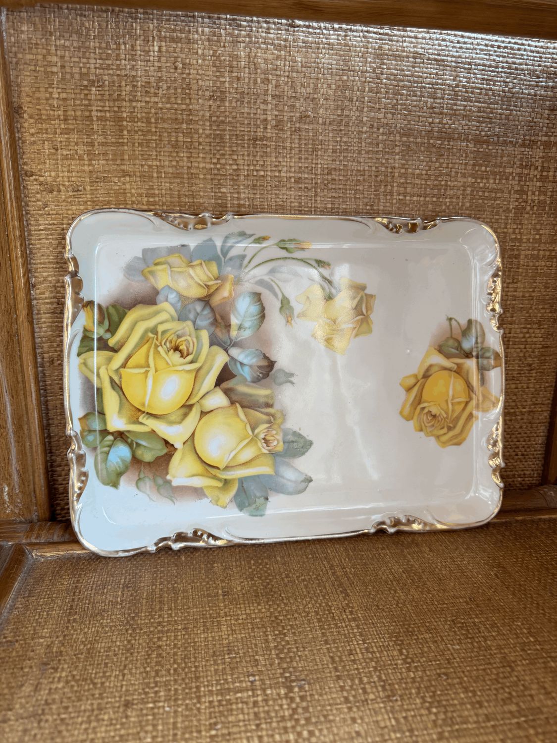 Yellow Rose Tray