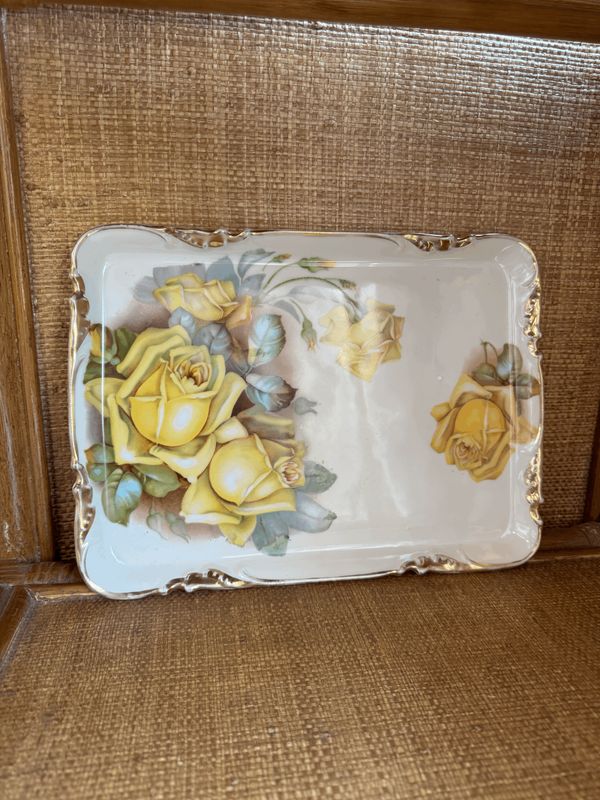 Yellow Rose Tray