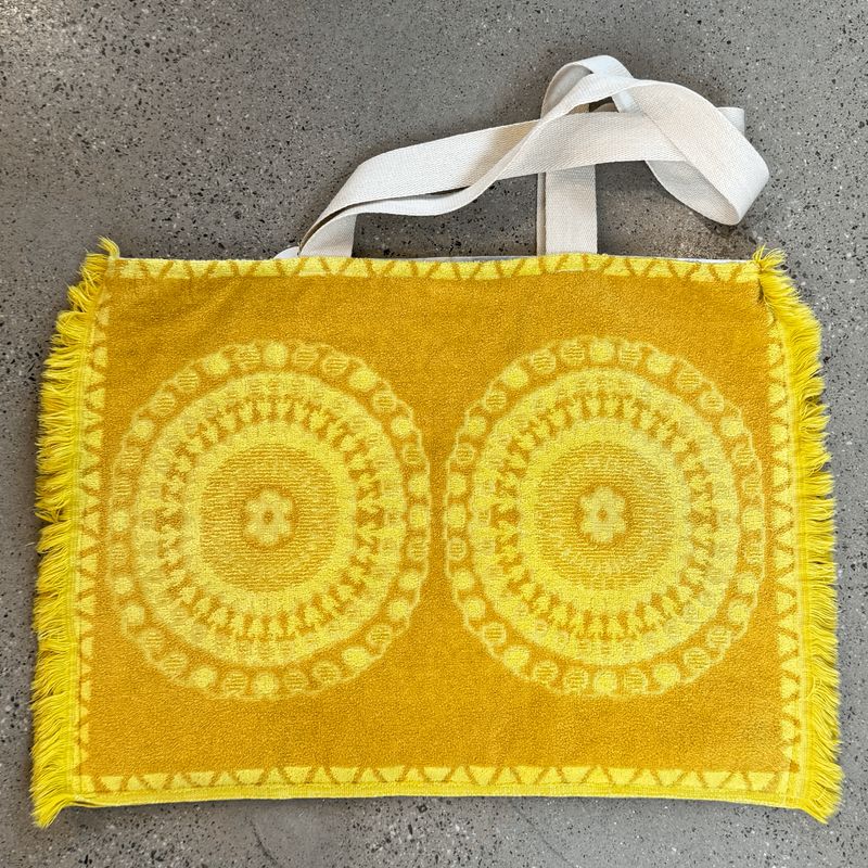 Yellow Towel Tote