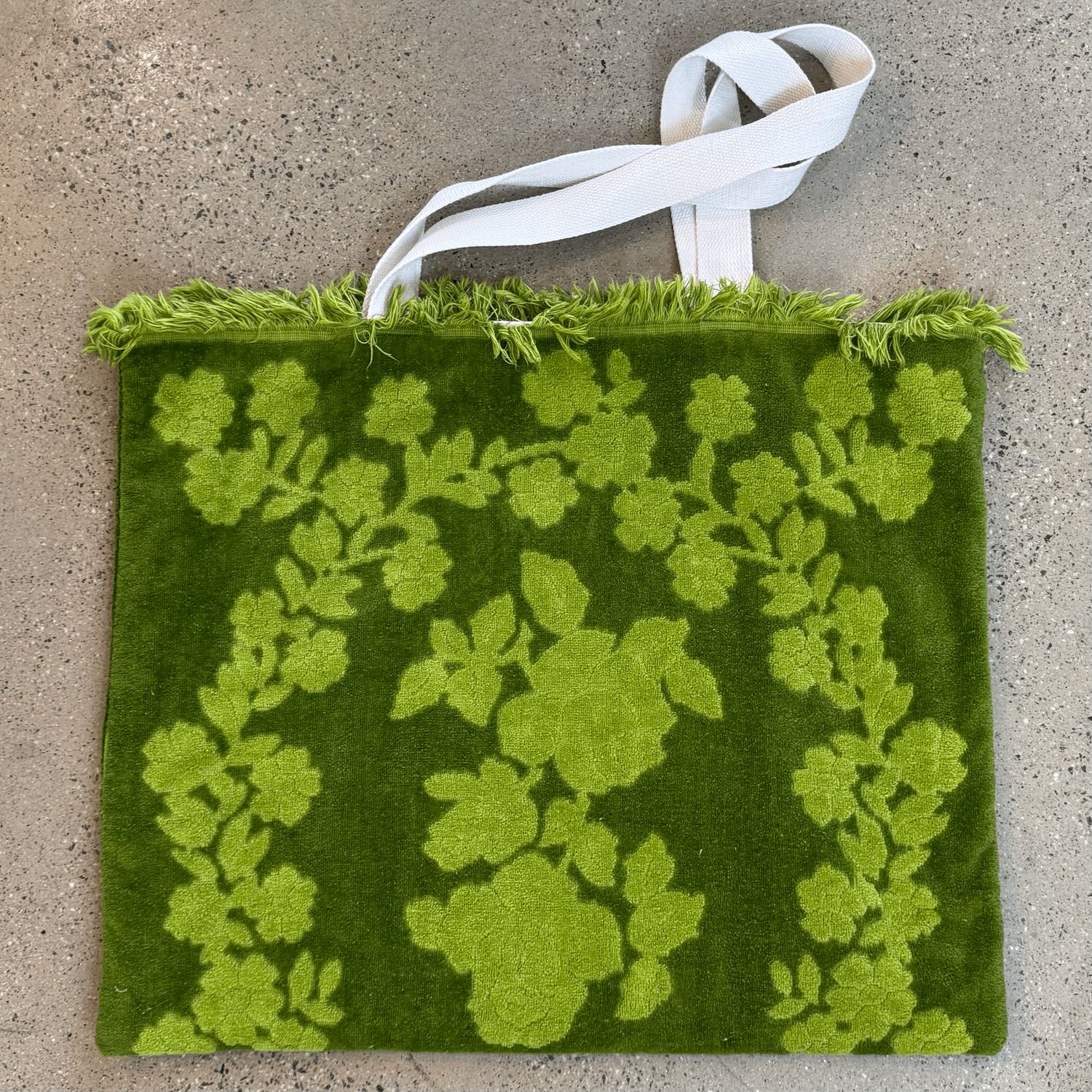 Green Towel Tote