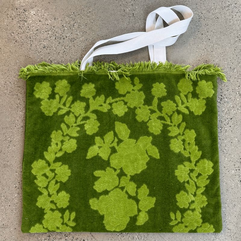 Green Towel Tote