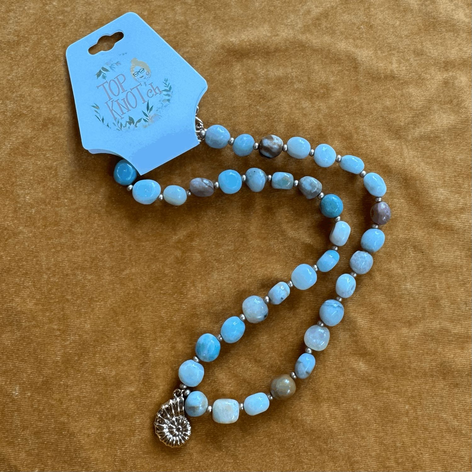 Stone and Shell Necklace