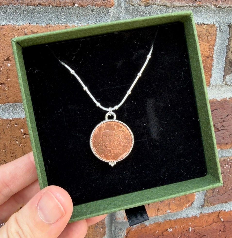 Mask Coin Necklace
