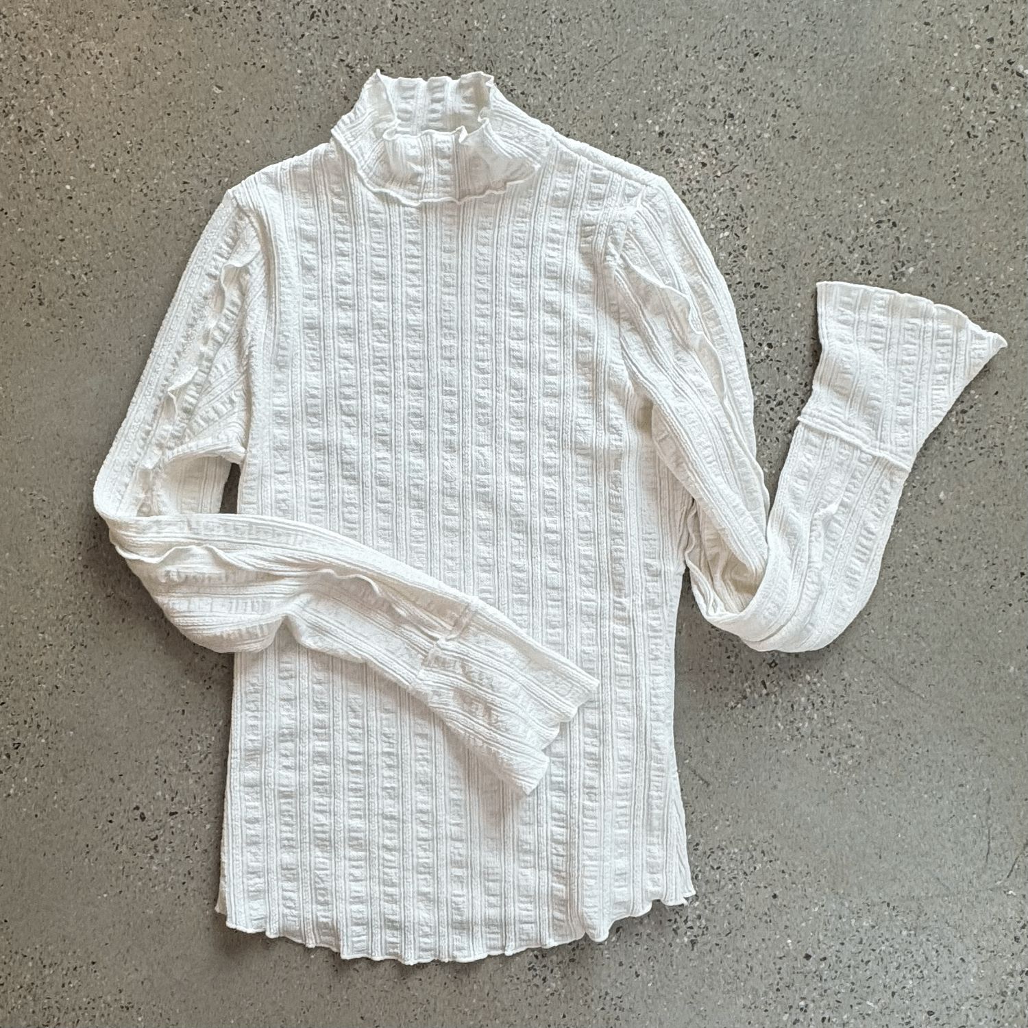 Lace Mock Neck Top